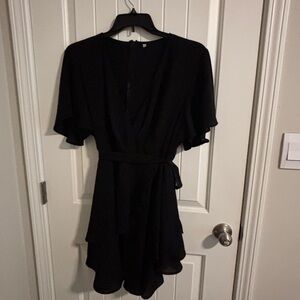Amazon Ruffled Side Tie Dress Woman’s Size plus 2xL